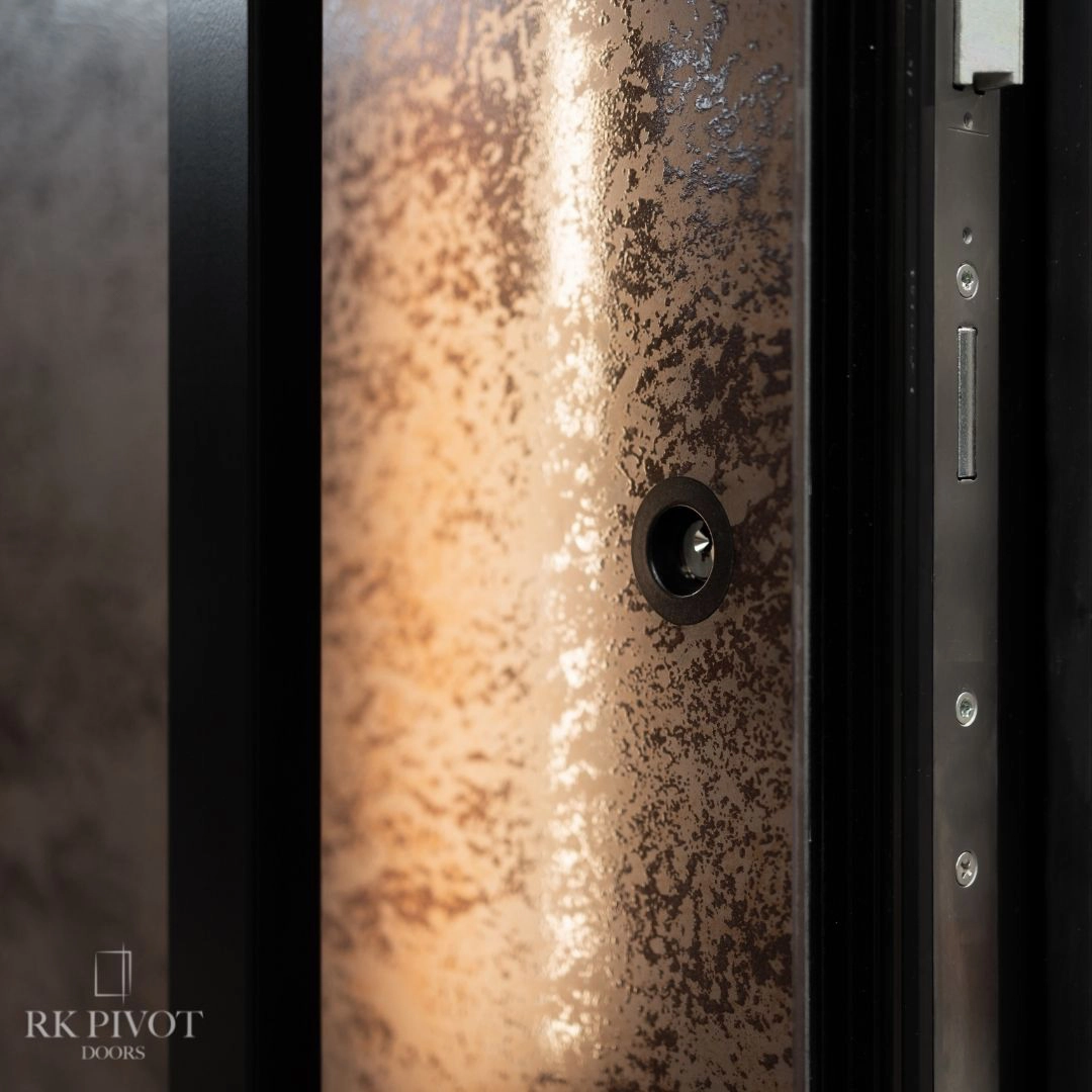 Sliding patio door system with minimal frame in Oakville