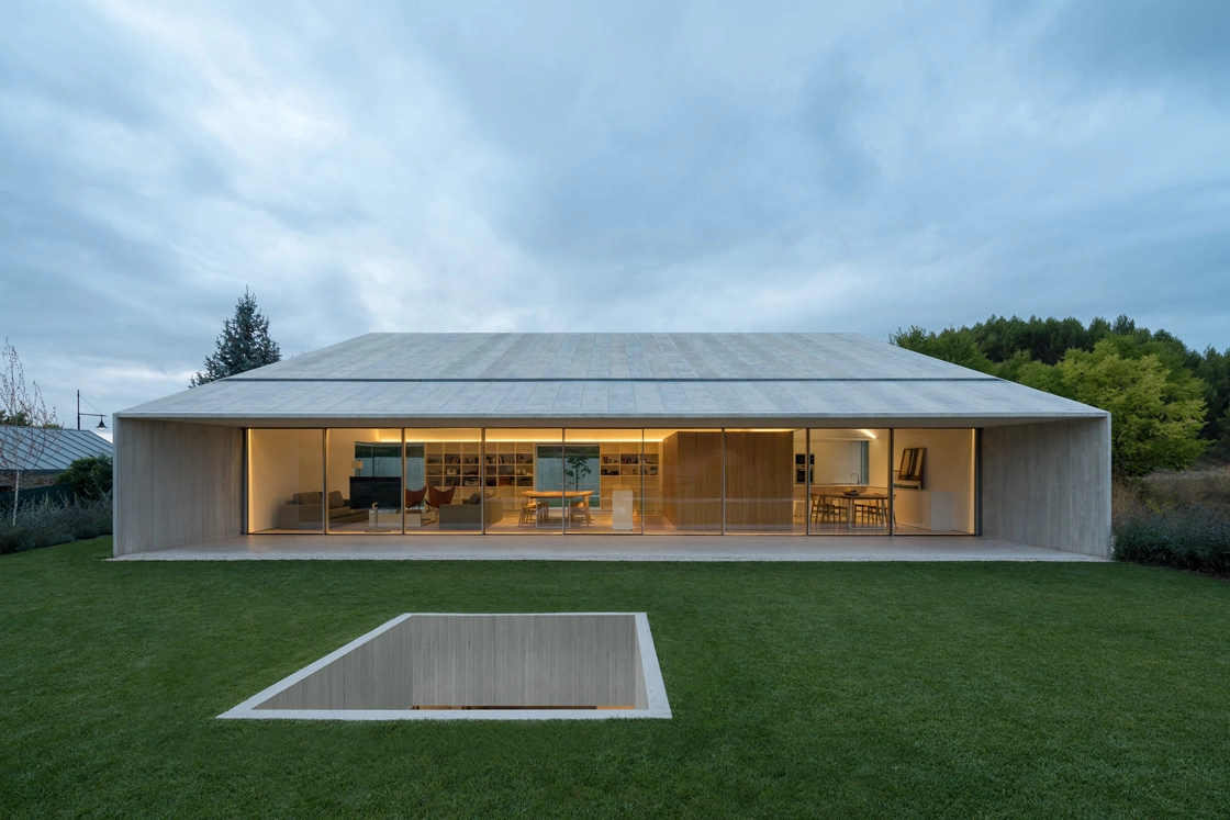 Custom ROKA pivot door installed in Toronto luxury residence