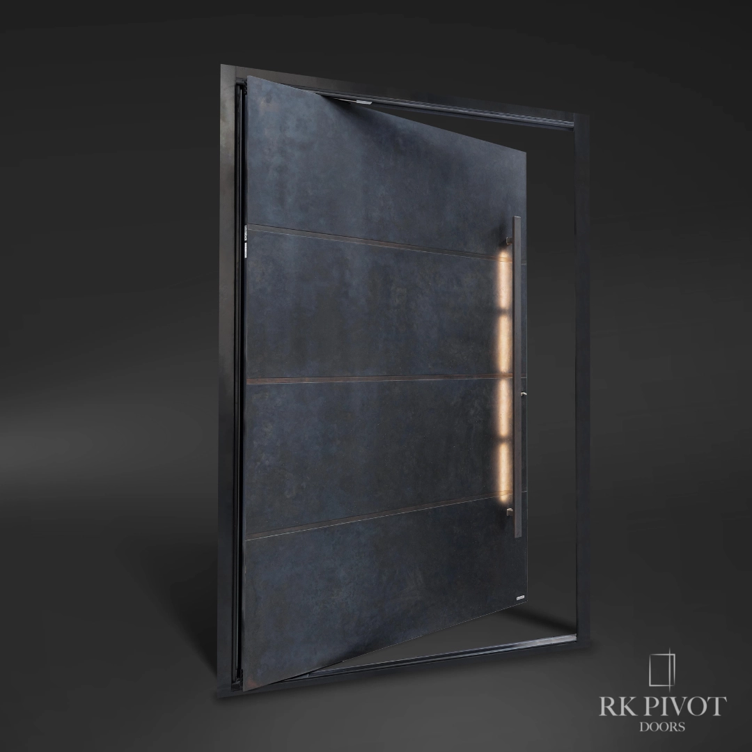Weather Shield Pivot Door installation example 2
