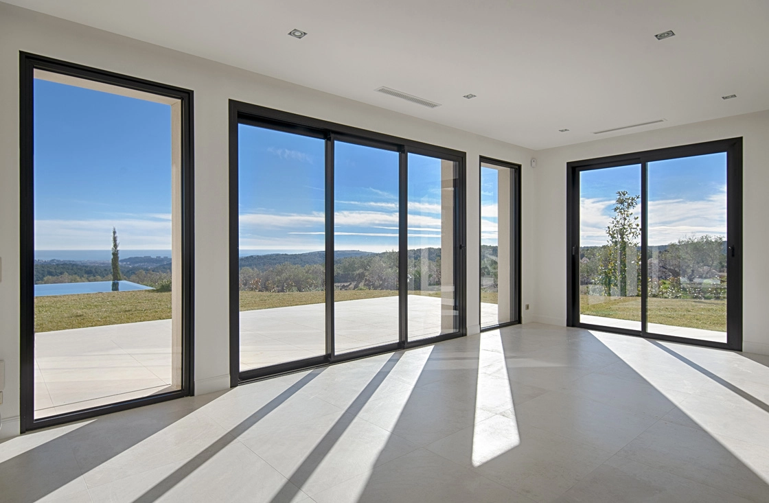Residential tilt-and-turn windows installed in North York home