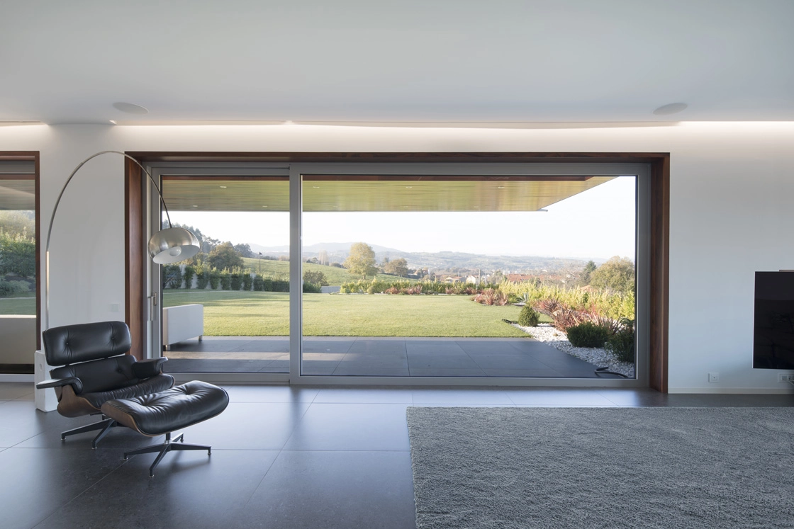 Contemporary glass facade